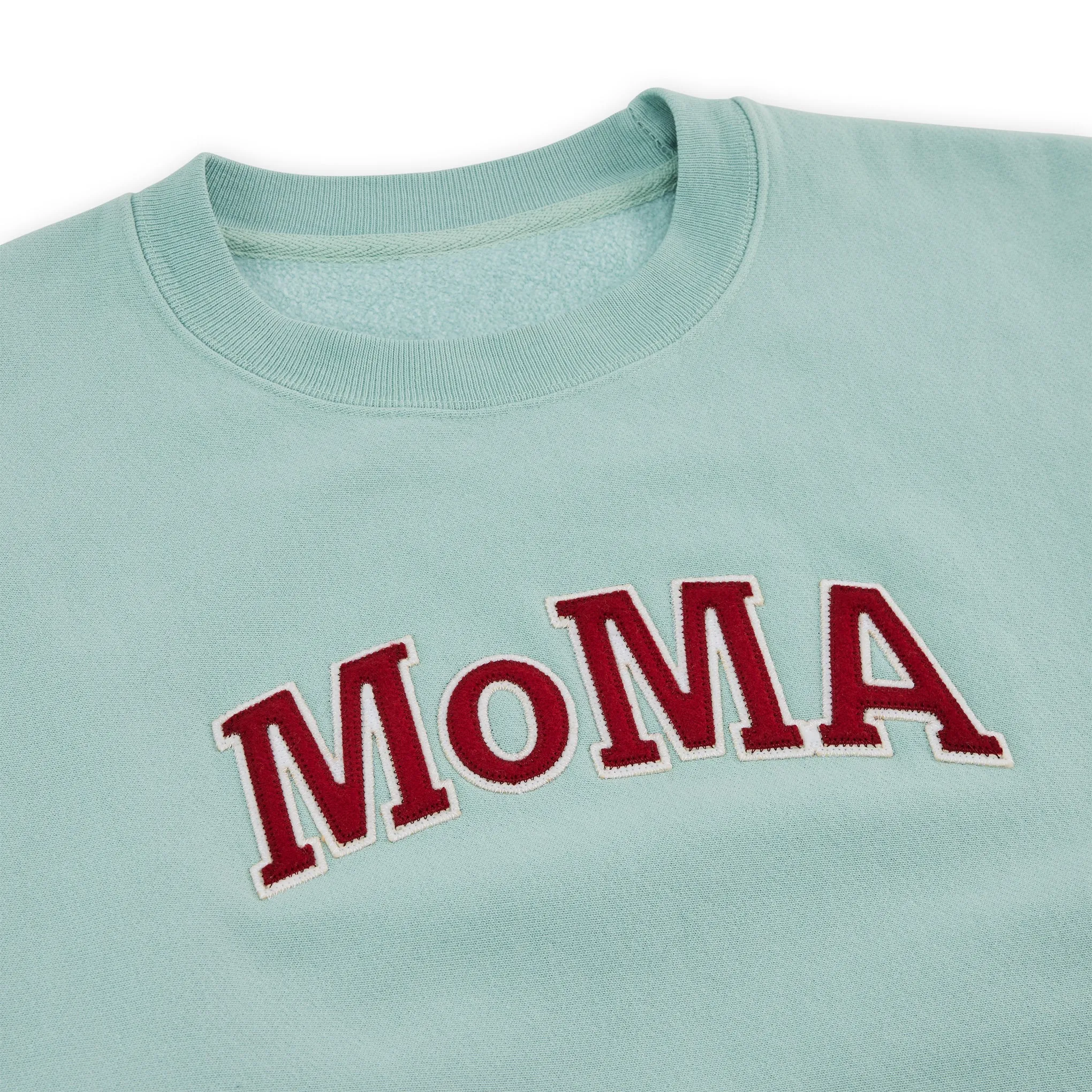 MoMA Edition Nimbus Green Champion Garment-Dyed Crewneck Sweatshirt