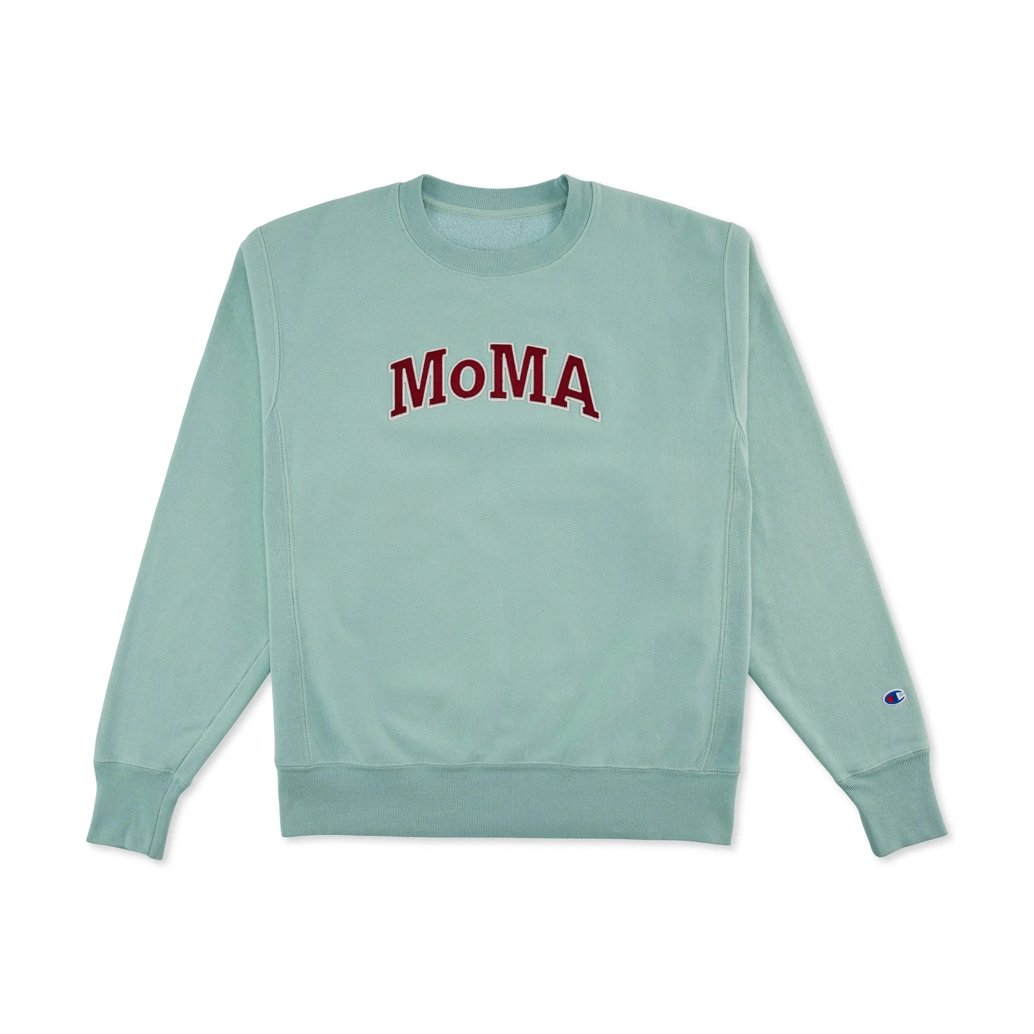 MoMA Edition Nimbus Green Champion Garment-Dyed Crewneck Sweatshirt
