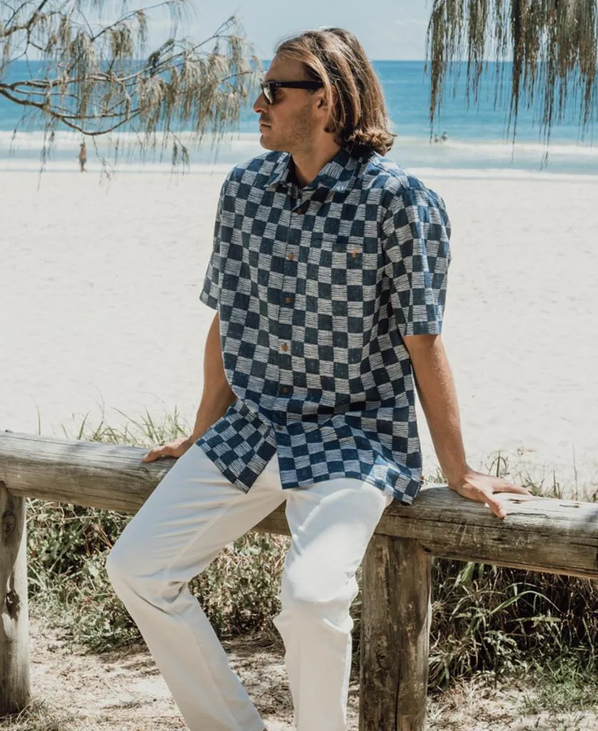 Check Line Shirt | Denim