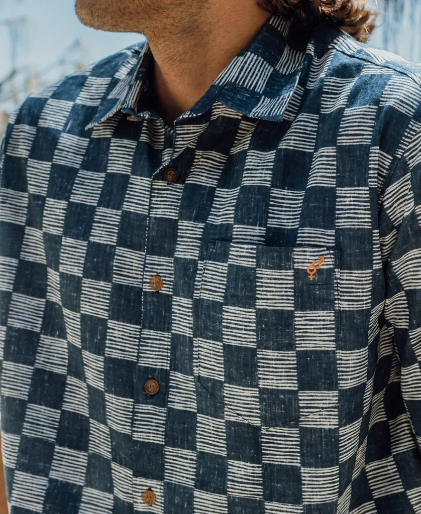Check Line Shirt | Denim