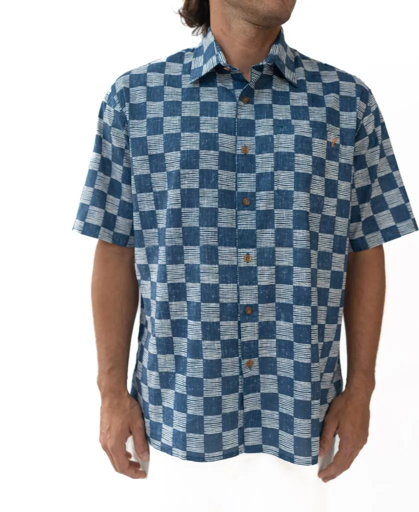 Check Line Shirt | Denim