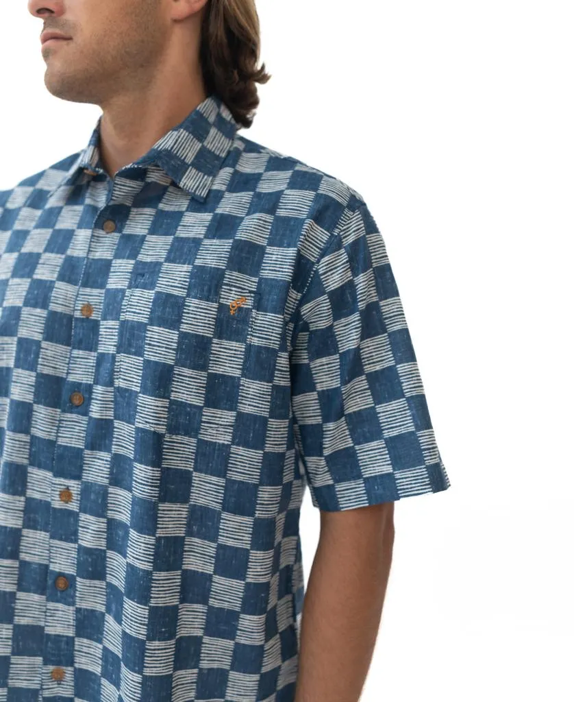 Check Line Shirt | Denim