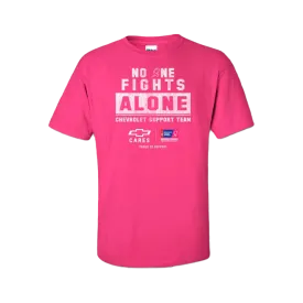 Chevrolet Breast Cancer Awareness No One Fights Alone Pink Tee