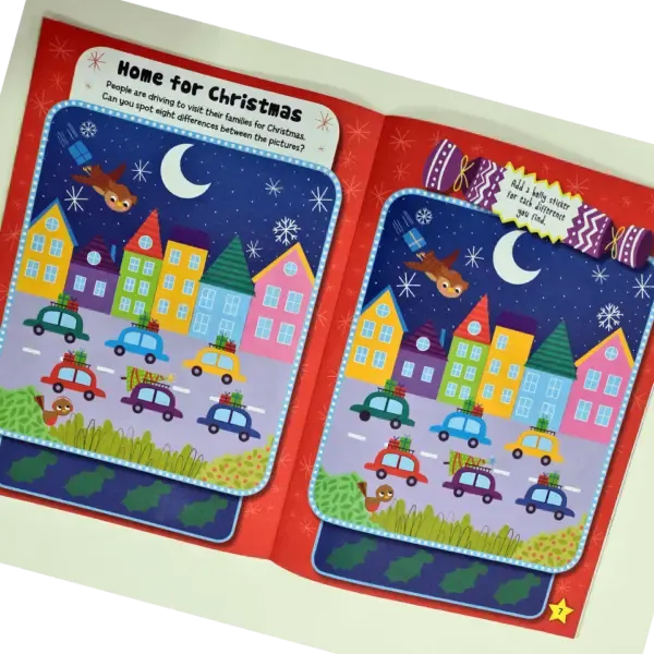 Christmas Sticker Activity Book: Santa Surprise