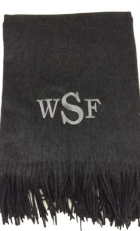 Classic cashmere blend blanket * can be monogrammed