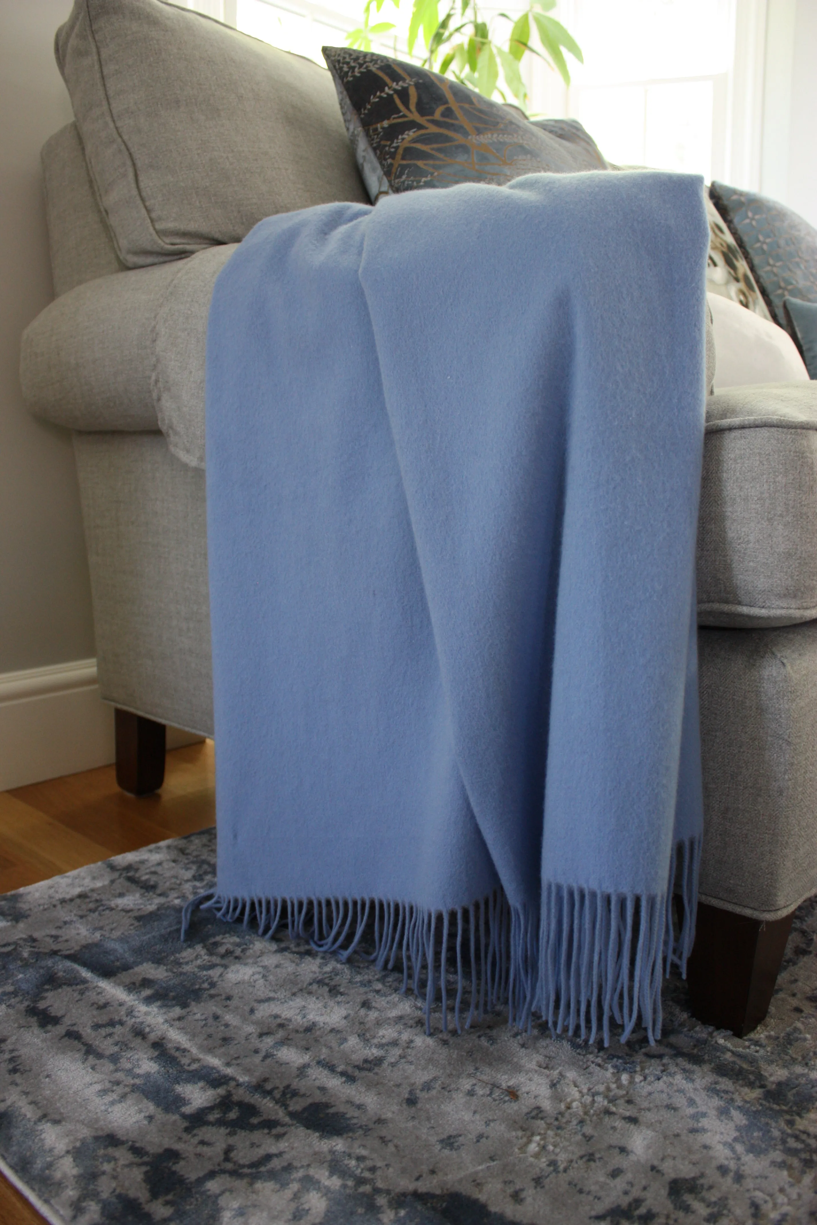 Classic cashmere blend blanket * can be monogrammed