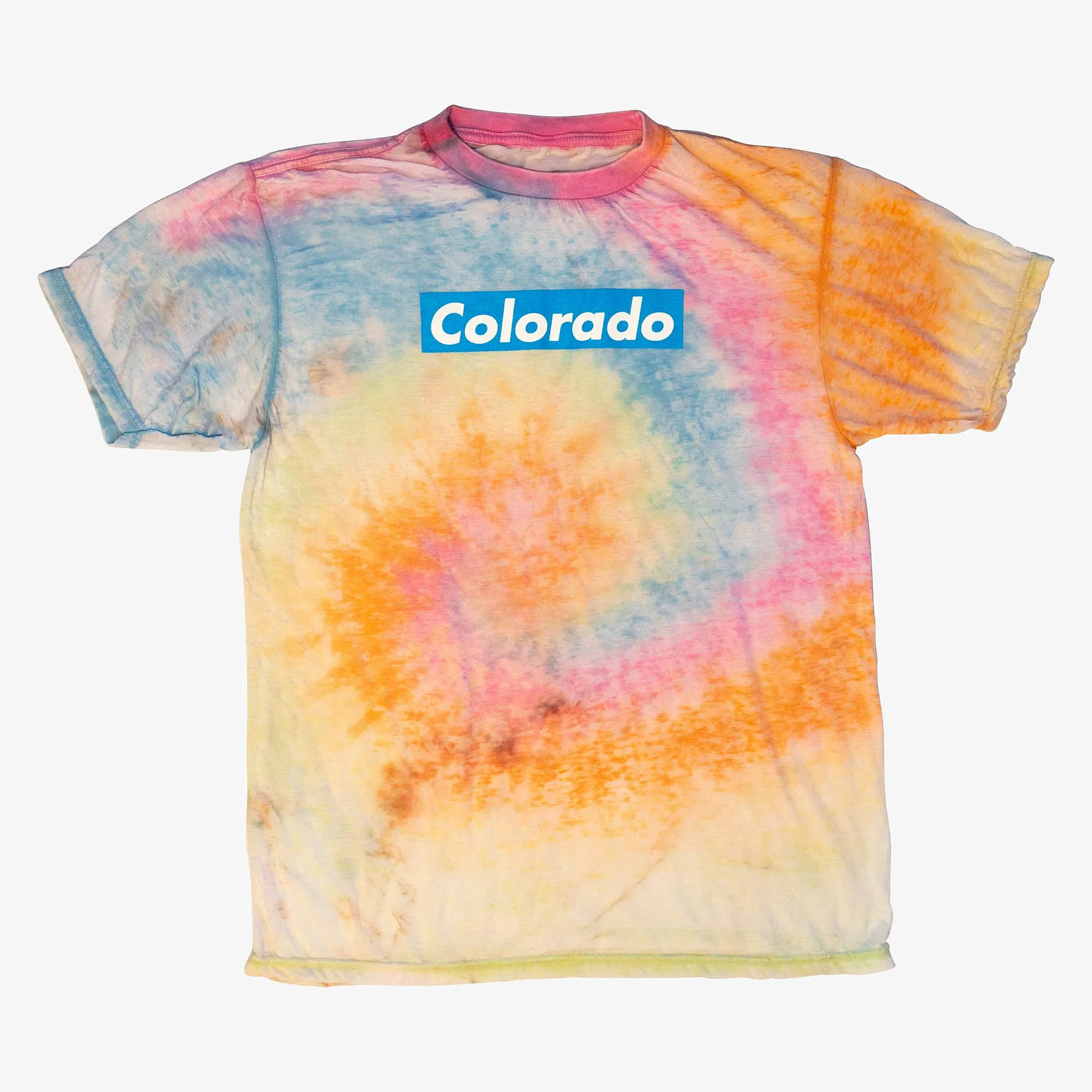 Classic Spiral Tie Dye Colorado Skate T-Shirt