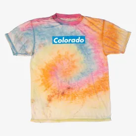 Classic Spiral Tie Dye Colorado Skate T-Shirt