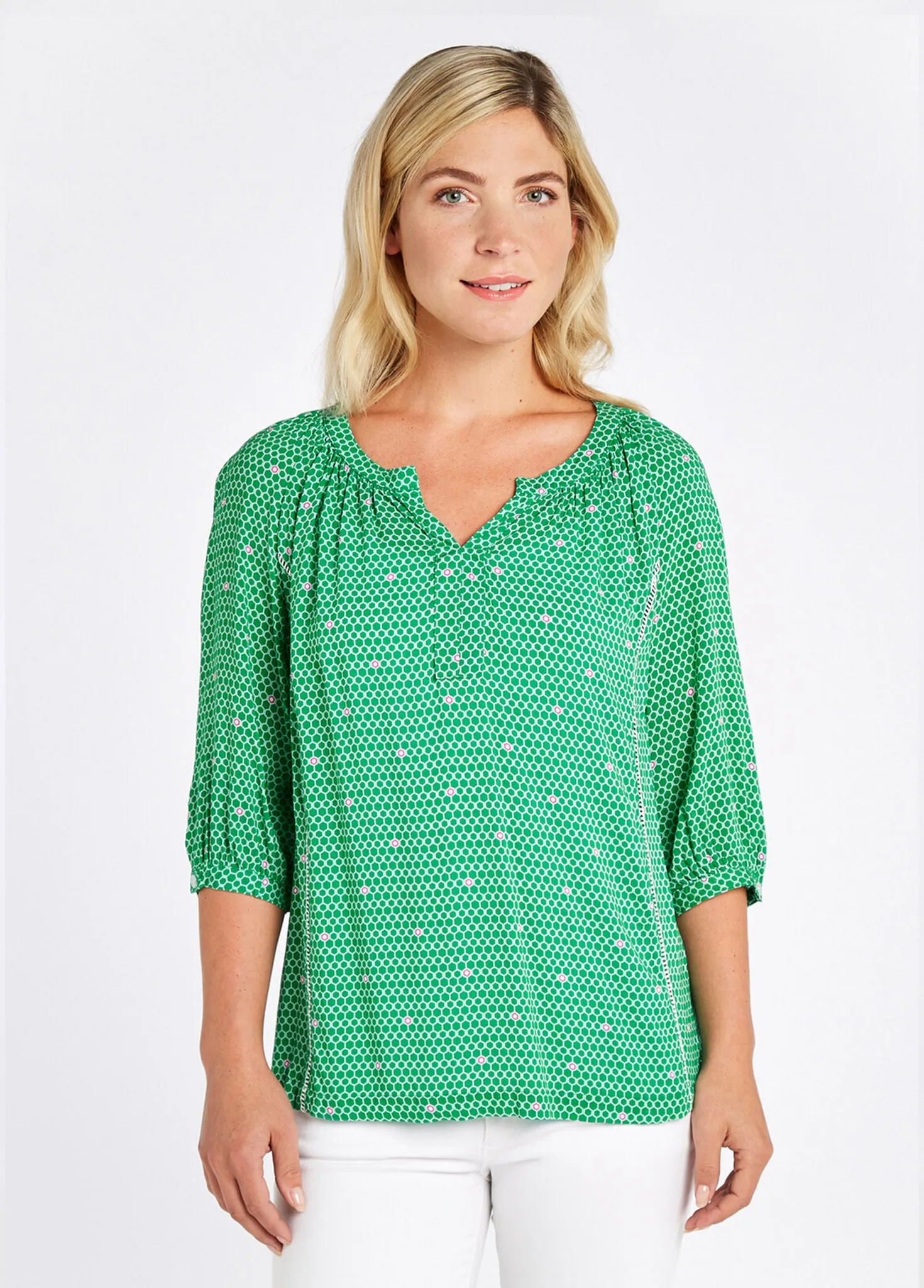 Cloudberry Top - Kelly Green