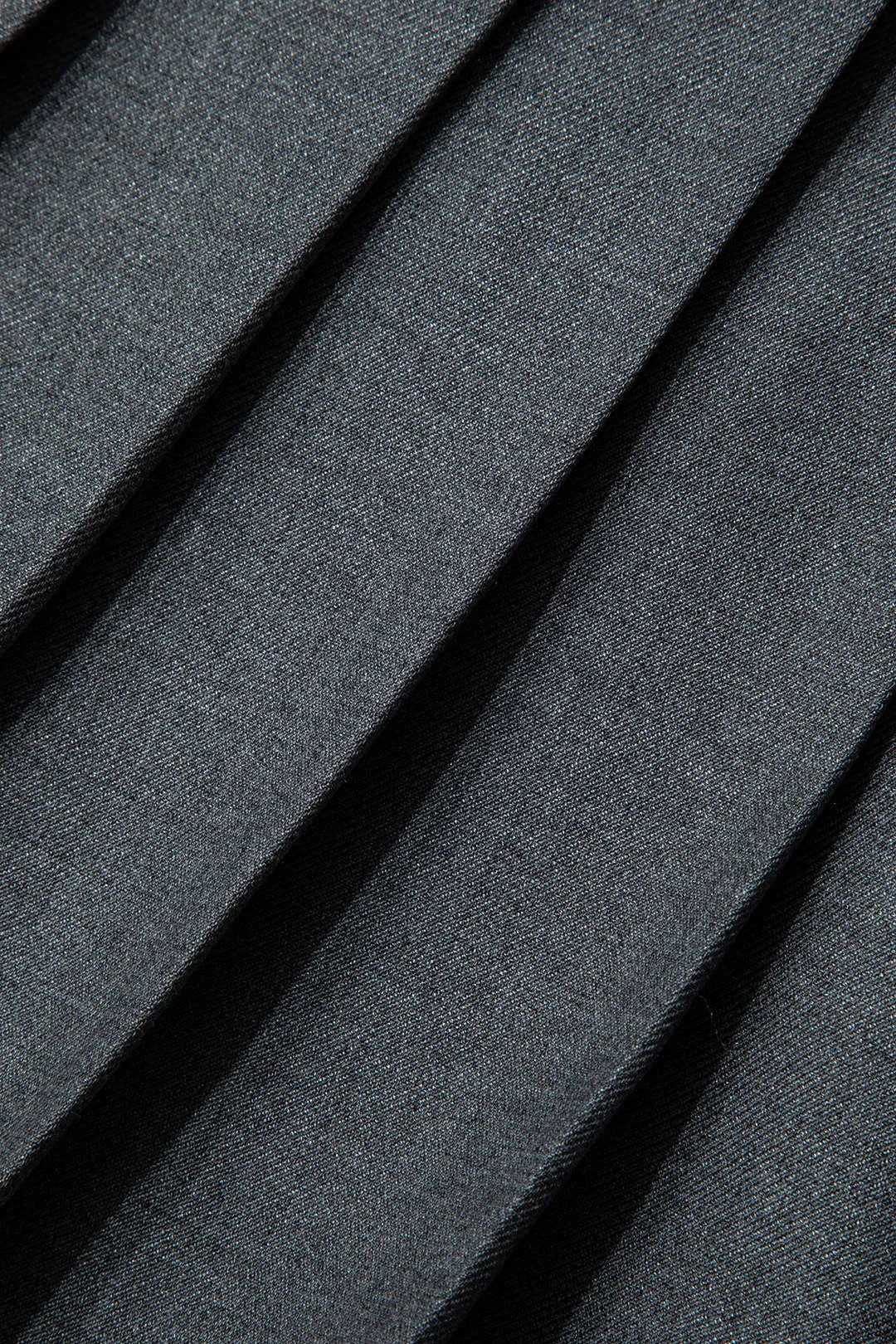 Contrast Pleated Mini Skirt