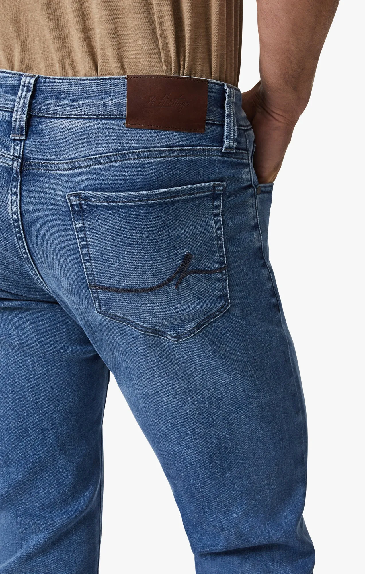Cool Tapered Leg Jeans In Light Tonal Urban