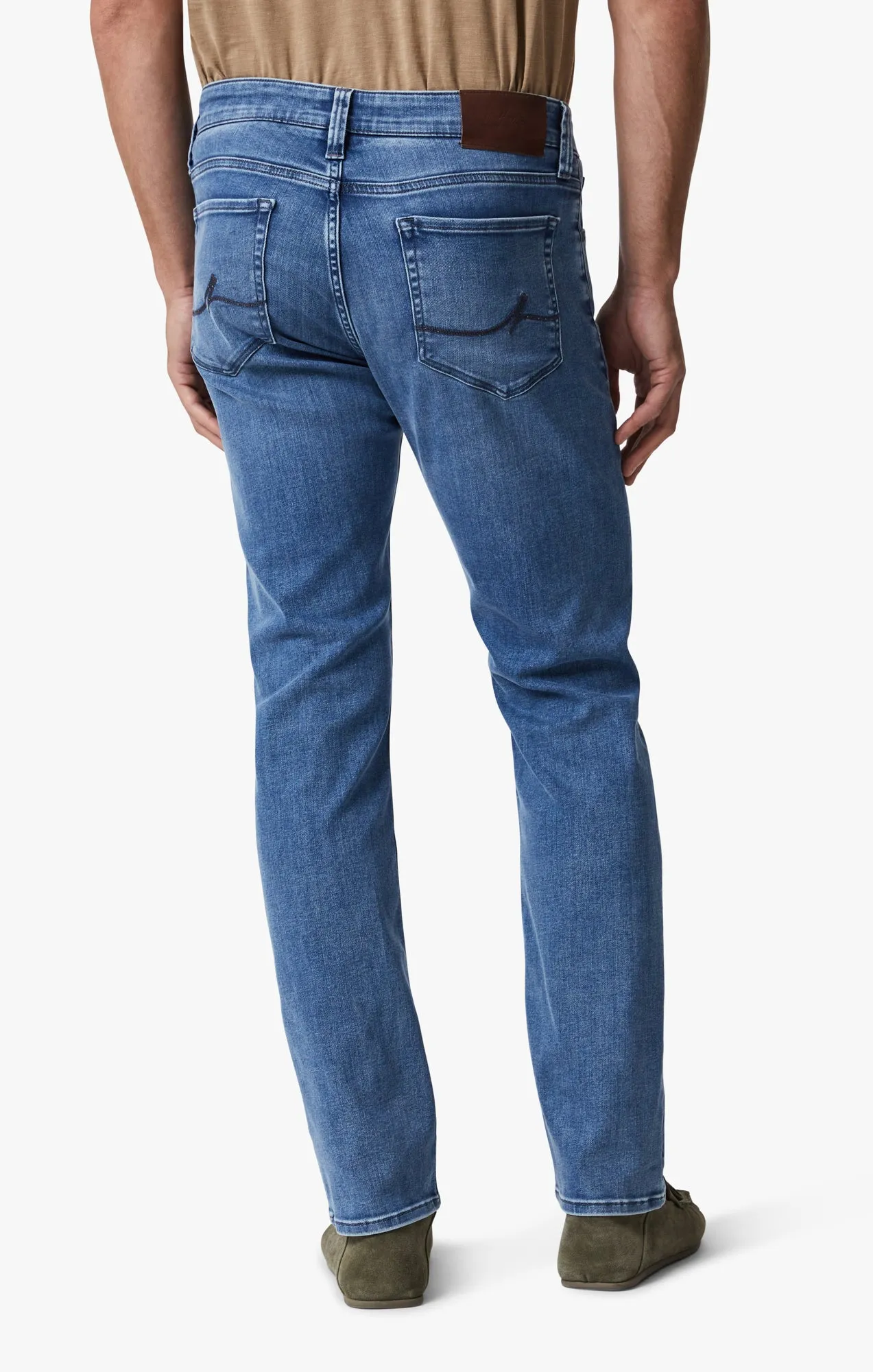 Cool Tapered Leg Jeans In Light Tonal Urban