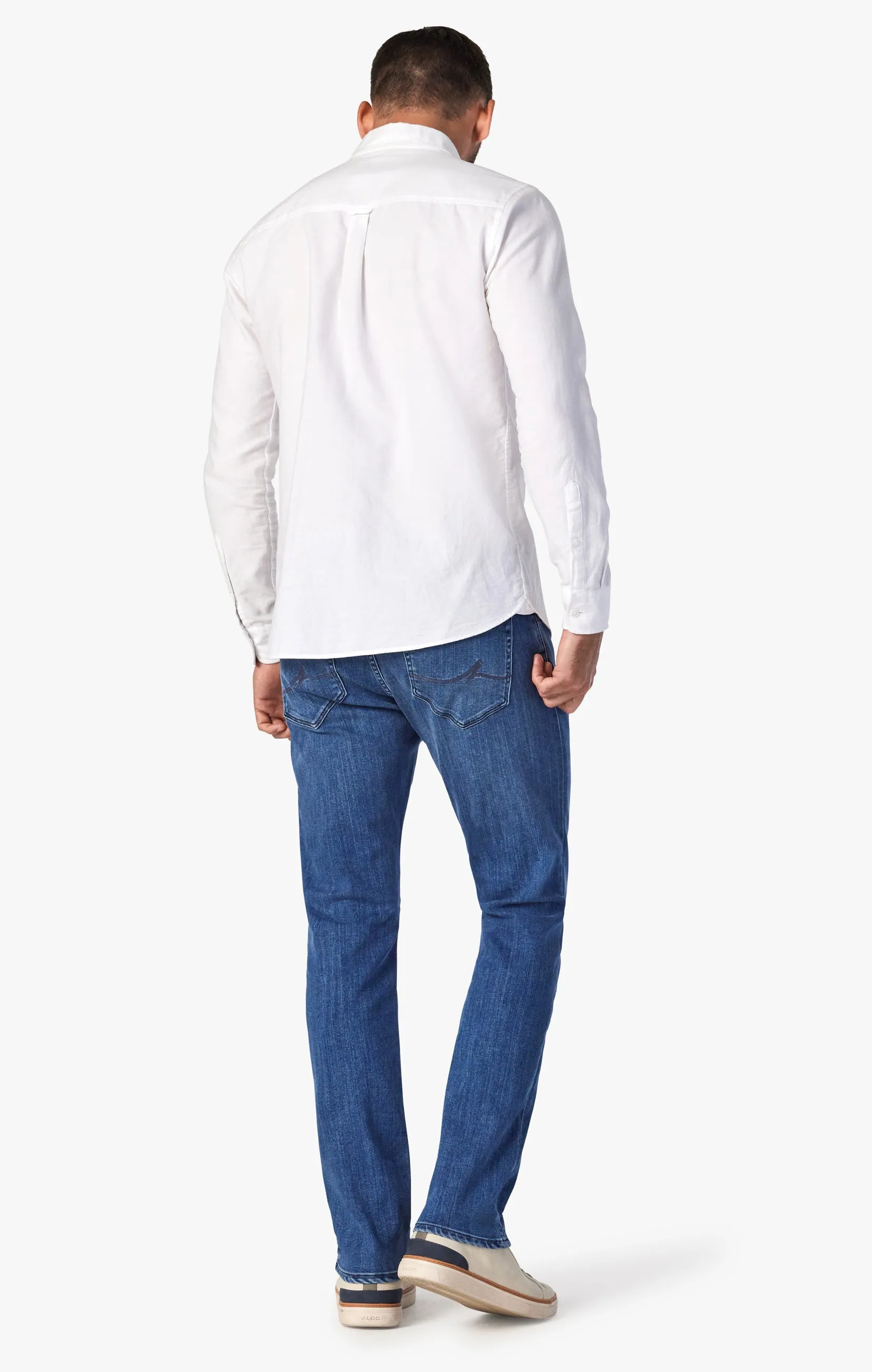 Courage Straight Leg Jeans In Mid Brushed Urban