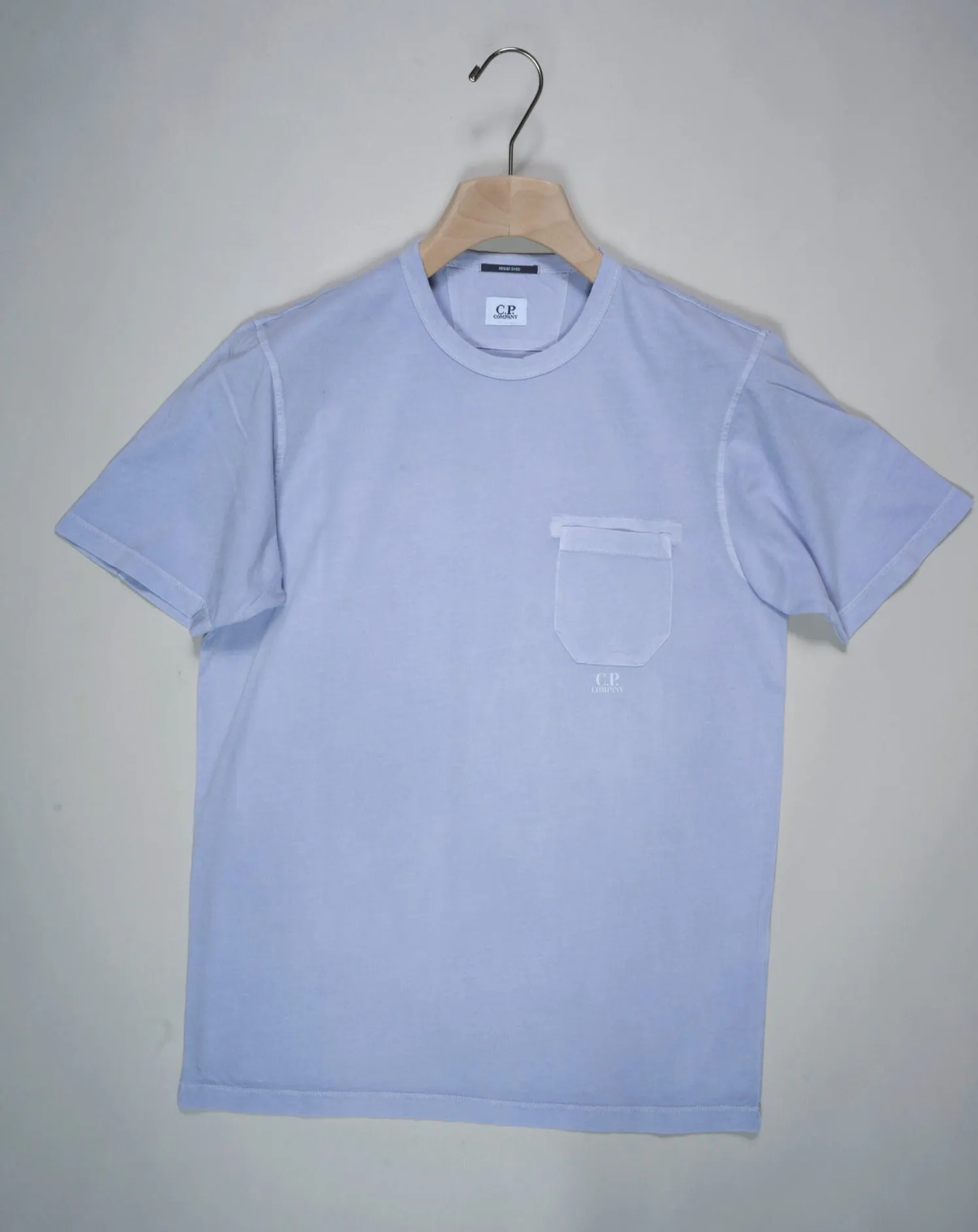 C.P. Company Jersey Pocket Resist Dyed T-Shirt / Cosmic Sky