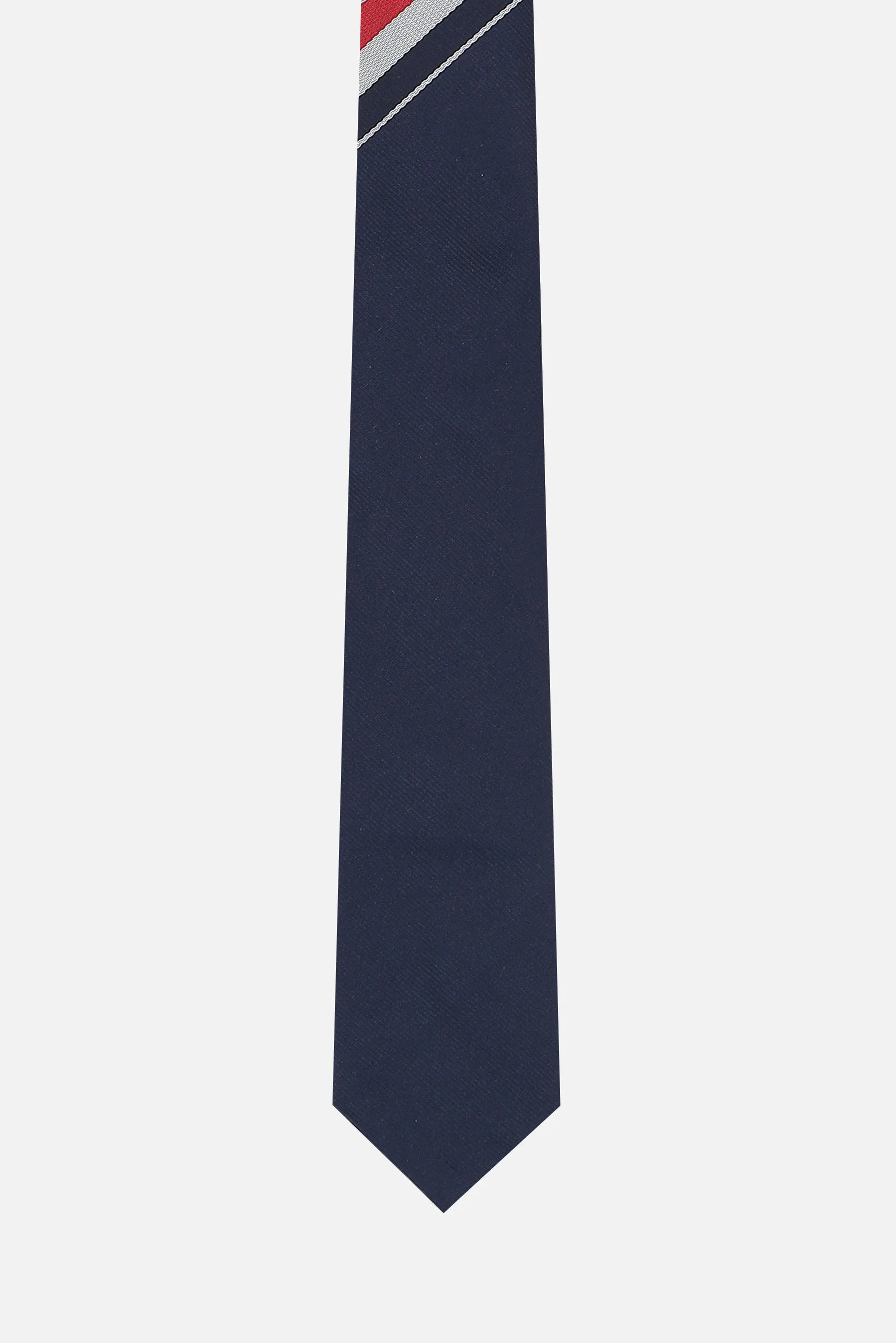 diagonal stripe silk tie