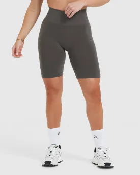 Effortless Seamless Cycling Shorts | Deep Taupe