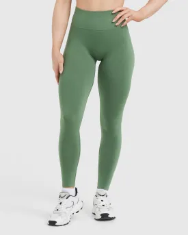 Effortless Seamless Leggings | Forest Green