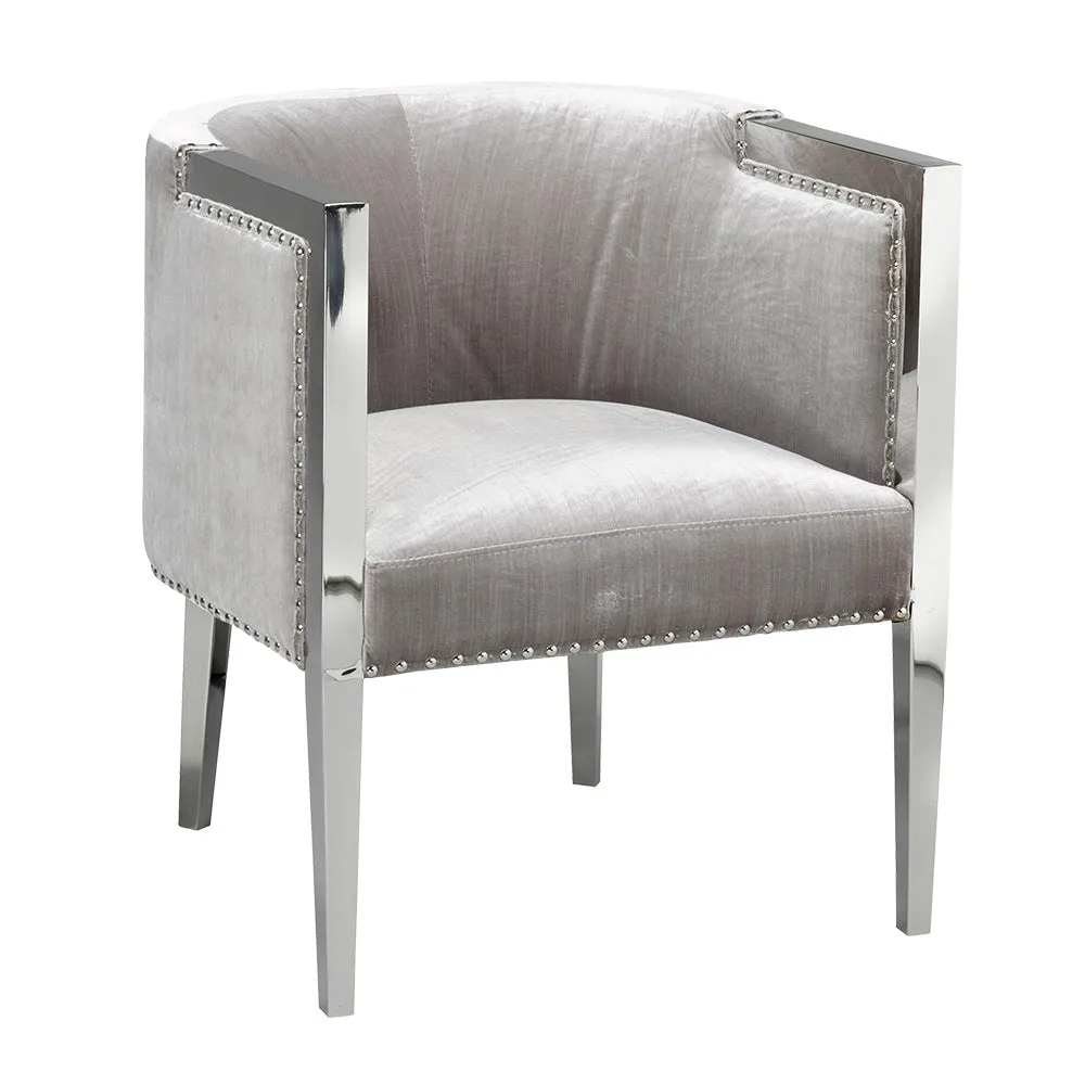 Elvis Velvet Accent Chair