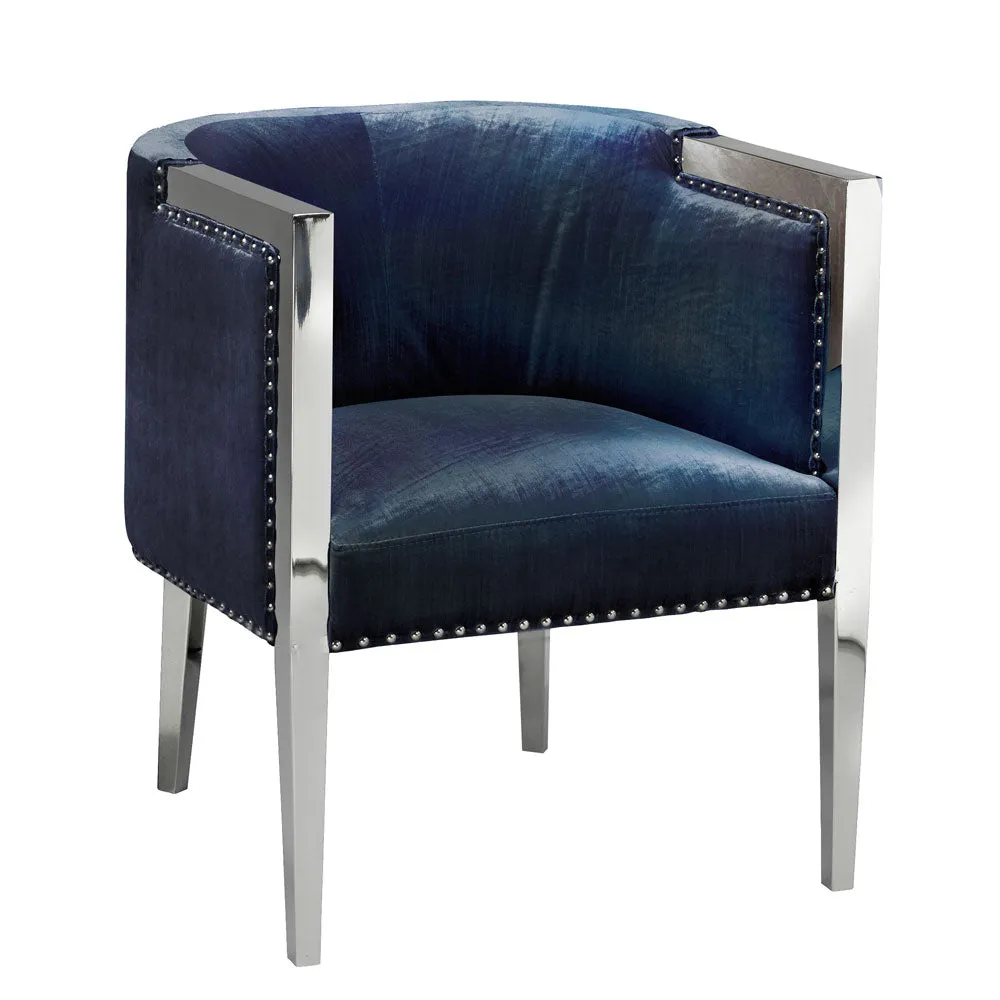 Elvis Velvet Accent Chair