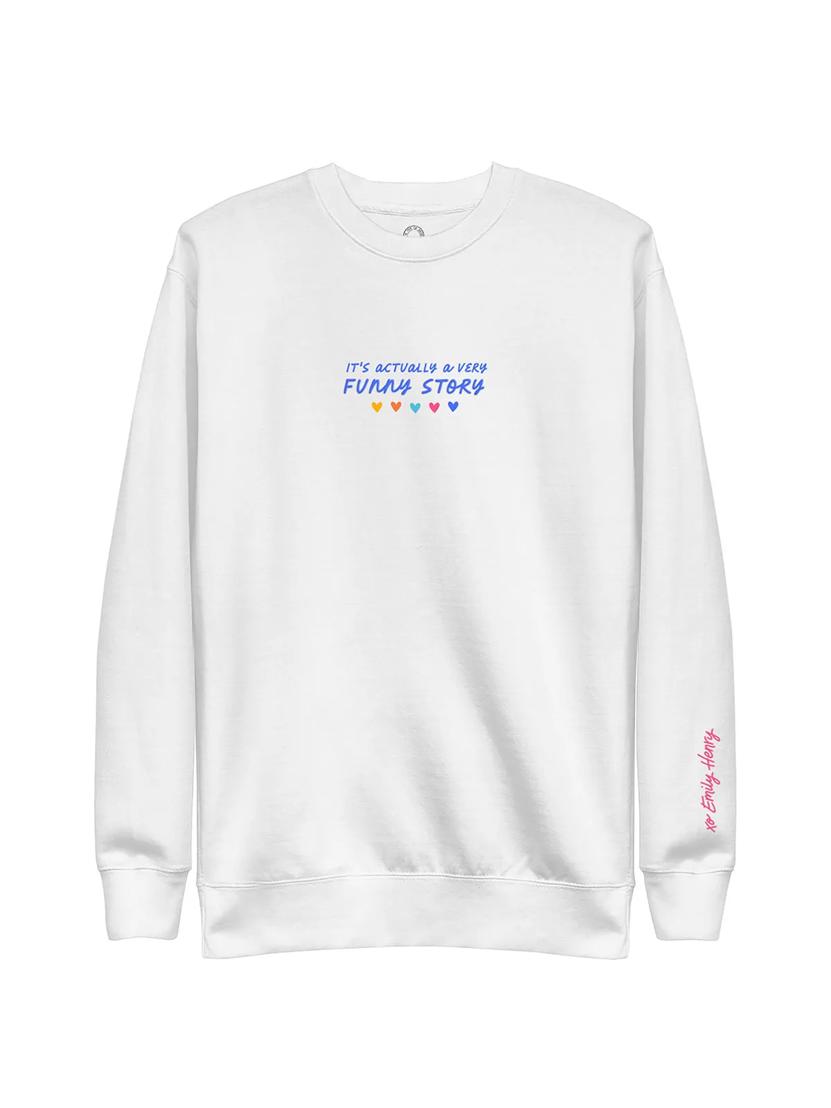 Emily Henry - Funny Story Embroidered Unisex Sweatshirt (Print Shop)