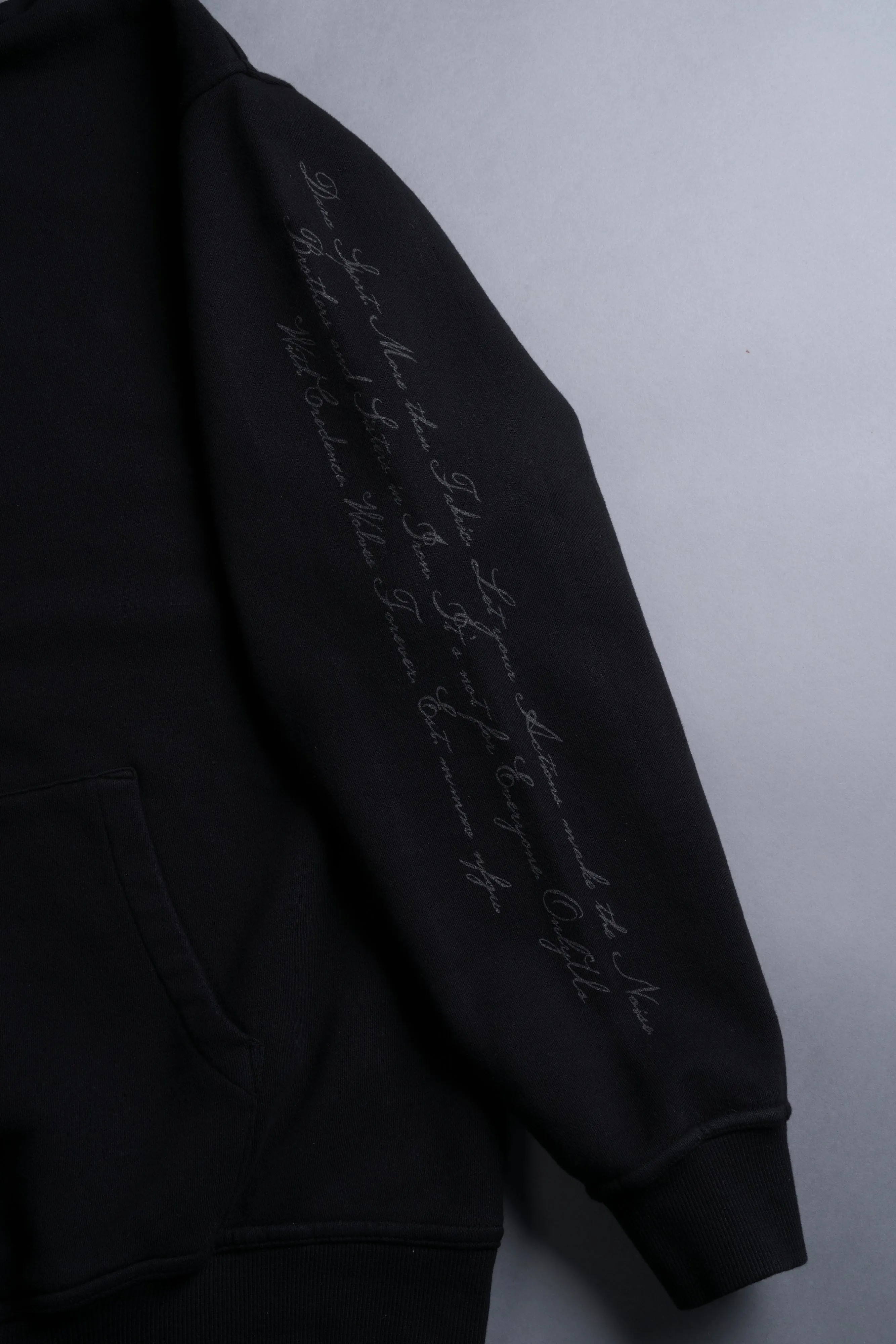 Falling "Pierce" Hoodie in Black