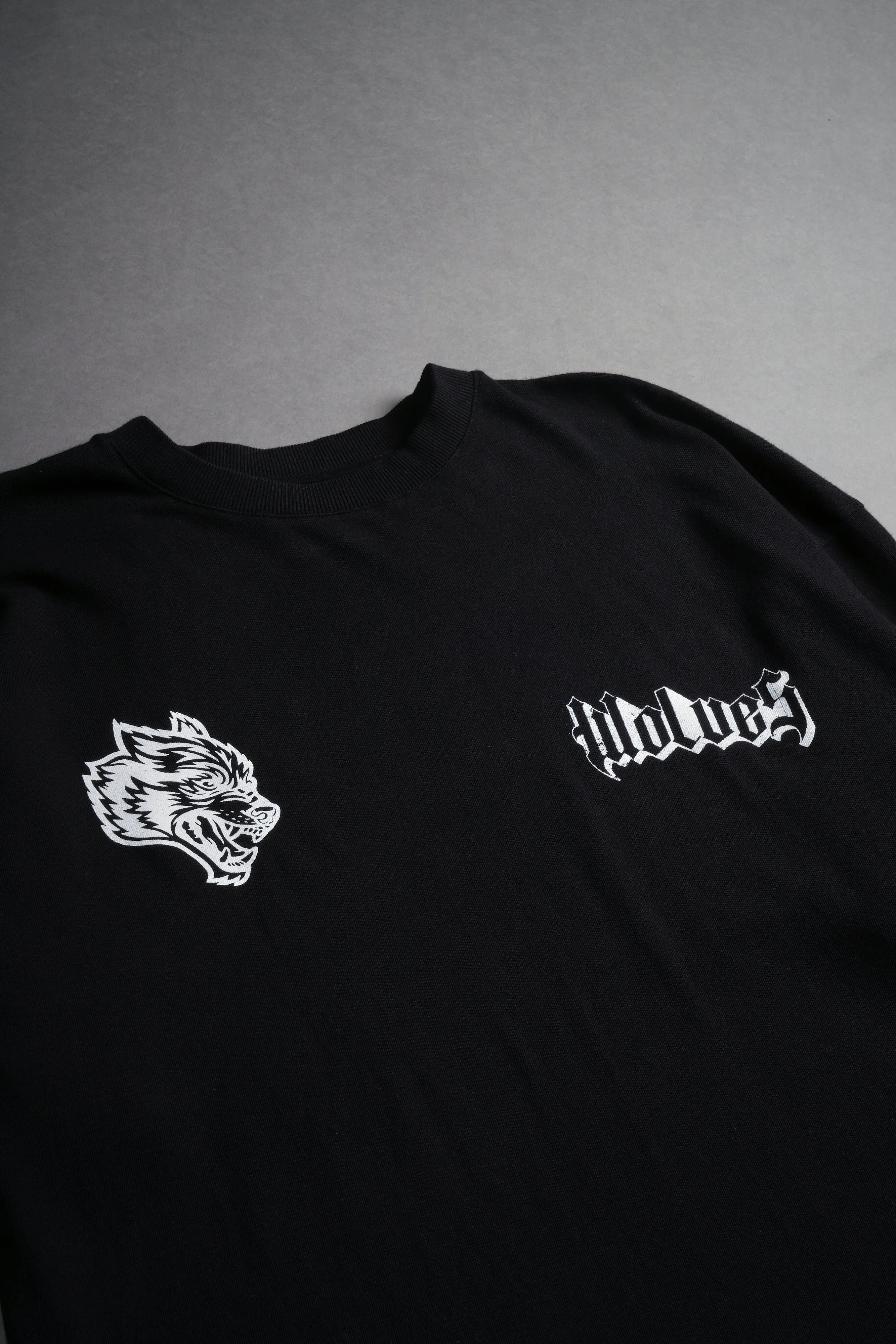 Falling "Premium" Oversized Tee in Black