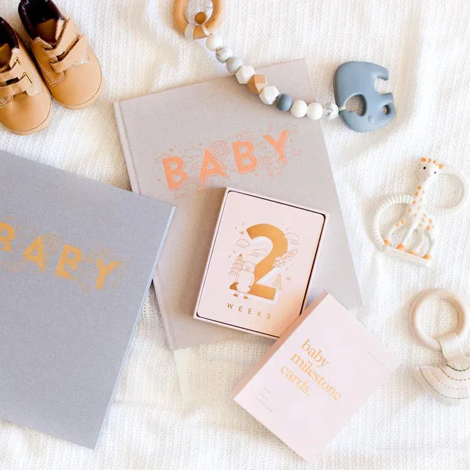 Fox & Fallow Baby Milestone Card Set CREAM