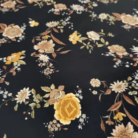 FS849 Black Floral