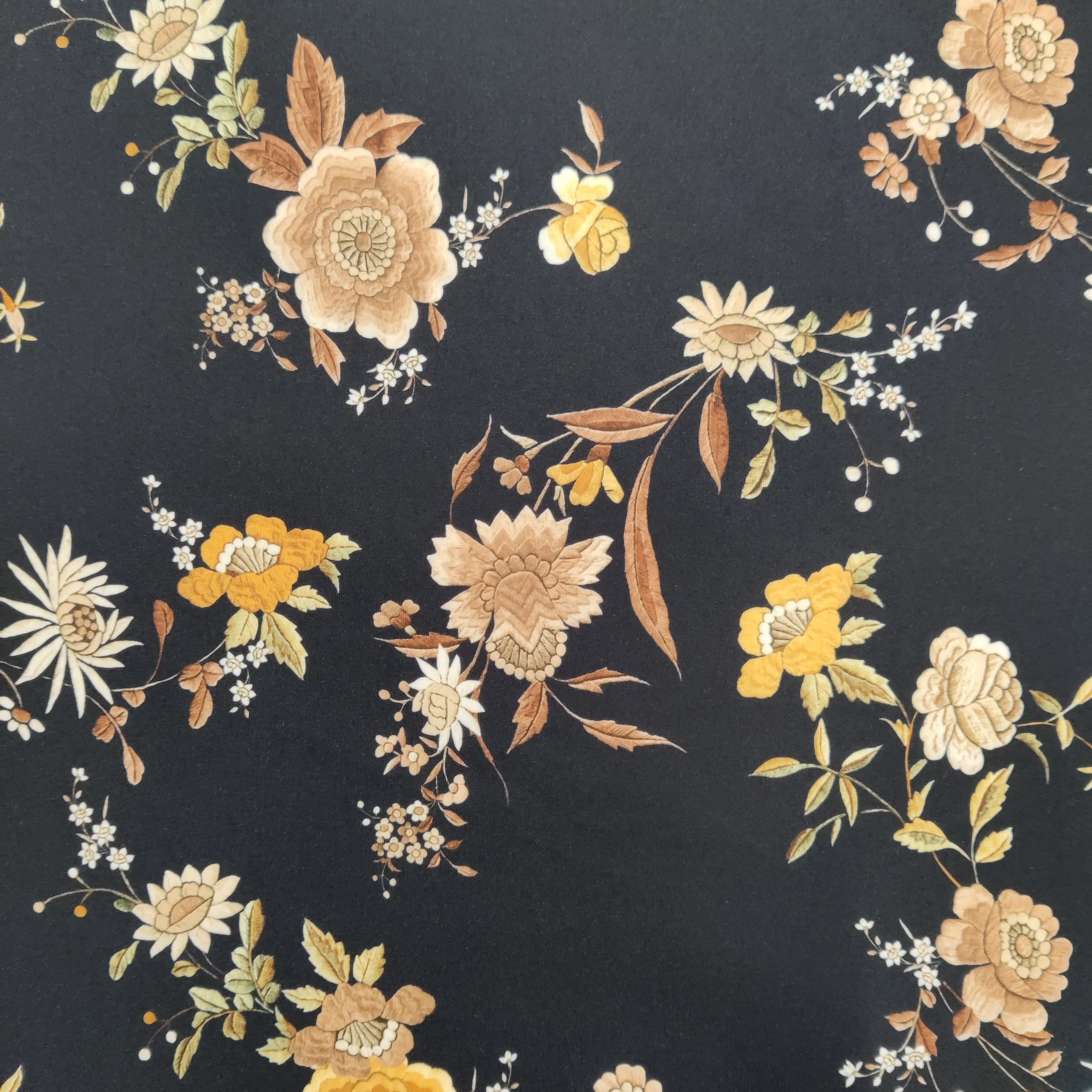 FS849 Black Floral