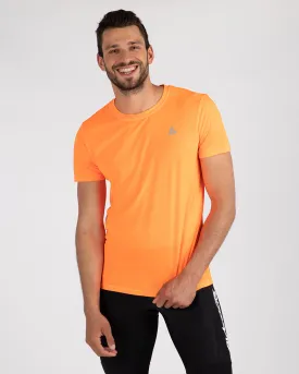 Funktions Laufshirt Kurzarm Comfort Line Orange