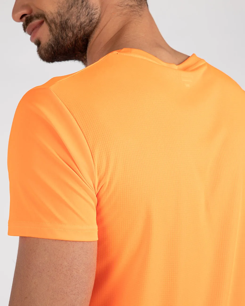 Funktions Laufshirt Kurzarm Comfort Line Orange