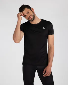 Funktions Laufshirt Kurzarm Comfort Line Schwarz Setprodukt