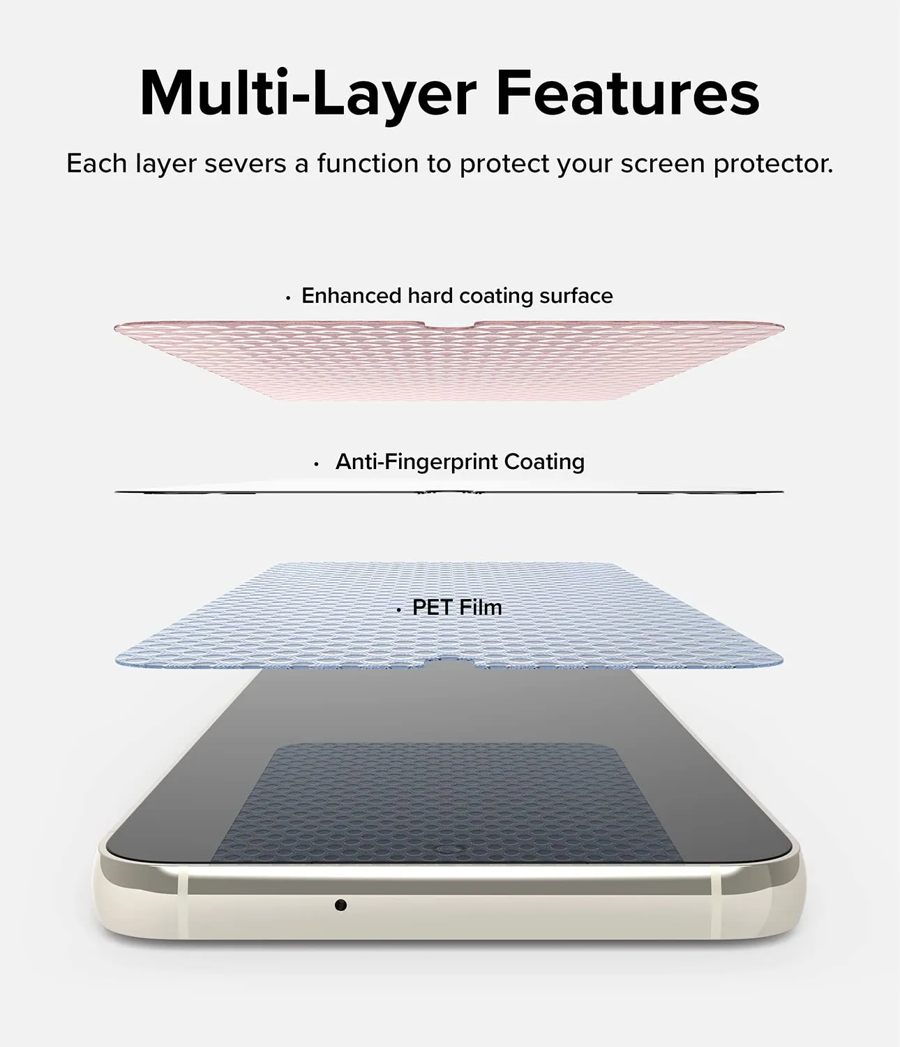 Galaxy S23 Screen Protector Guard | Silk Shield Film - 2 Pack