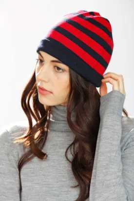 Gene Reversible 4-Way Hat – Red/Navy