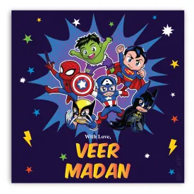Gift Tag - Superhero Dynasty (Set of 24)