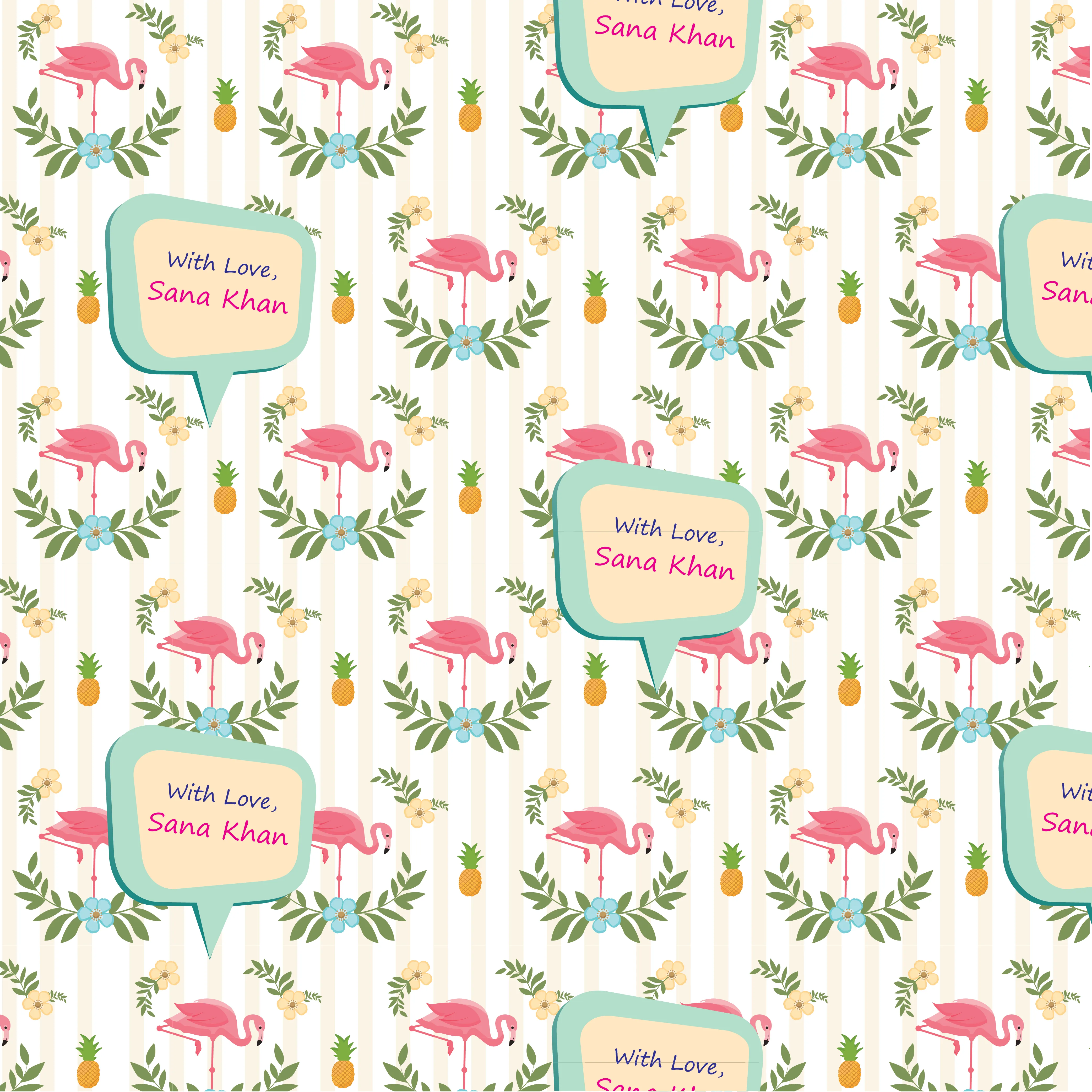 Gift Wrapping  Paper -Floral Paradise