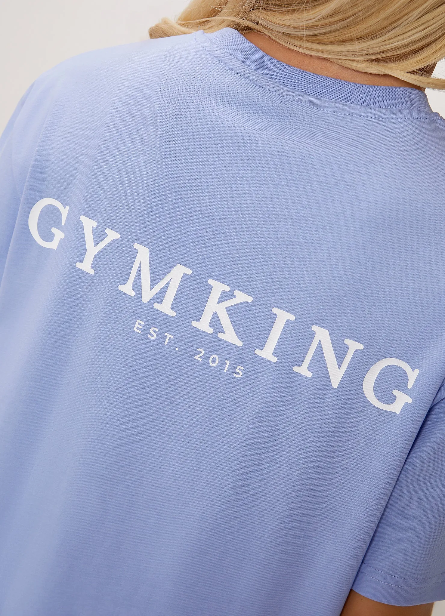 Gym King Established Boyfriend Tee - Cornflower Blue