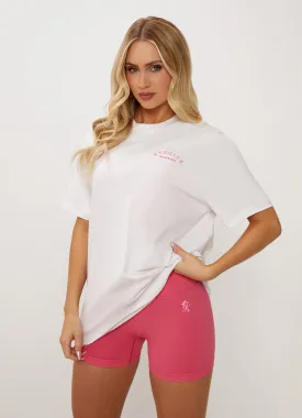 Gym King Spirit of Summer Boyfriend Tee - White