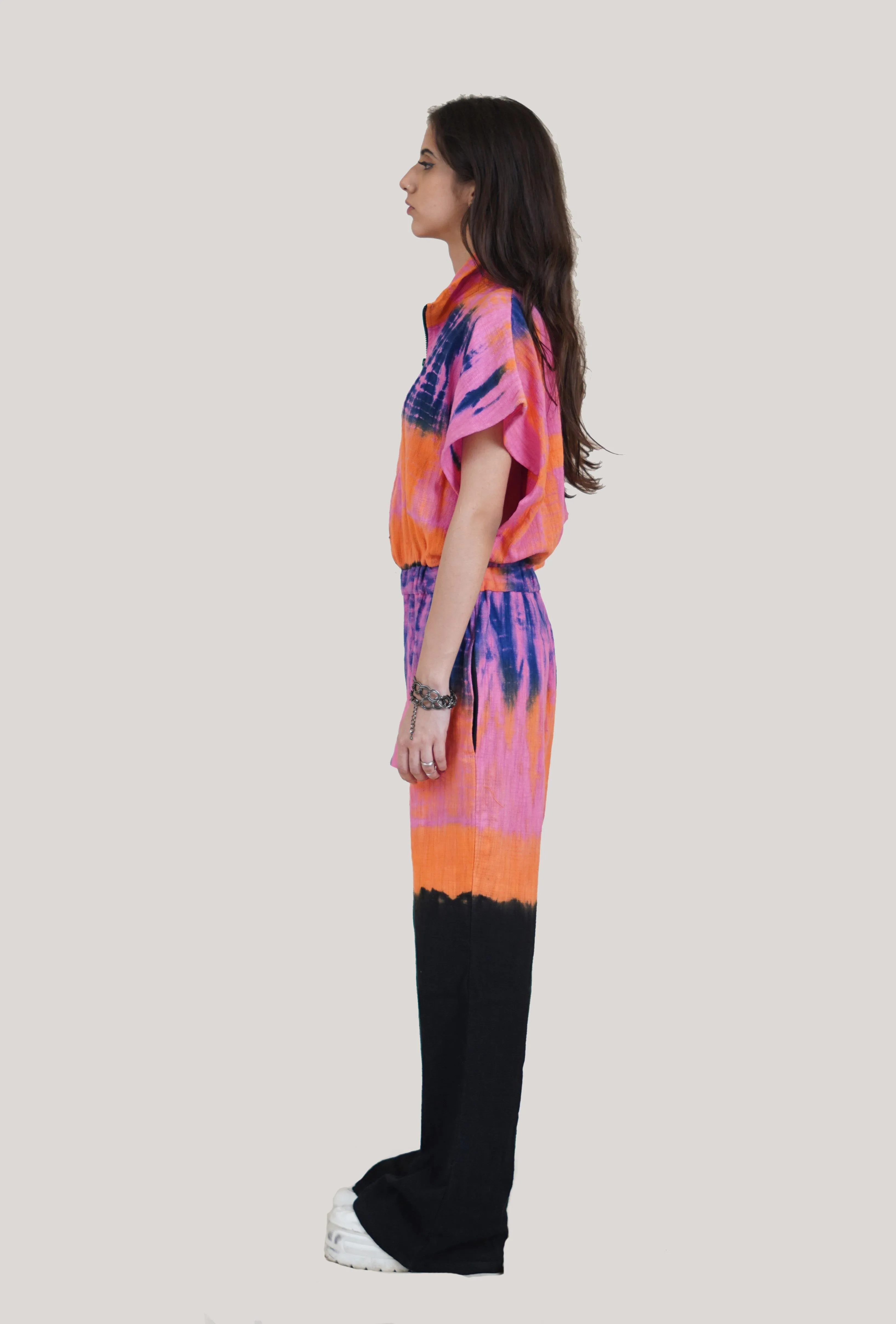 Hand Tye Dye Dystopian Jumpsuit
