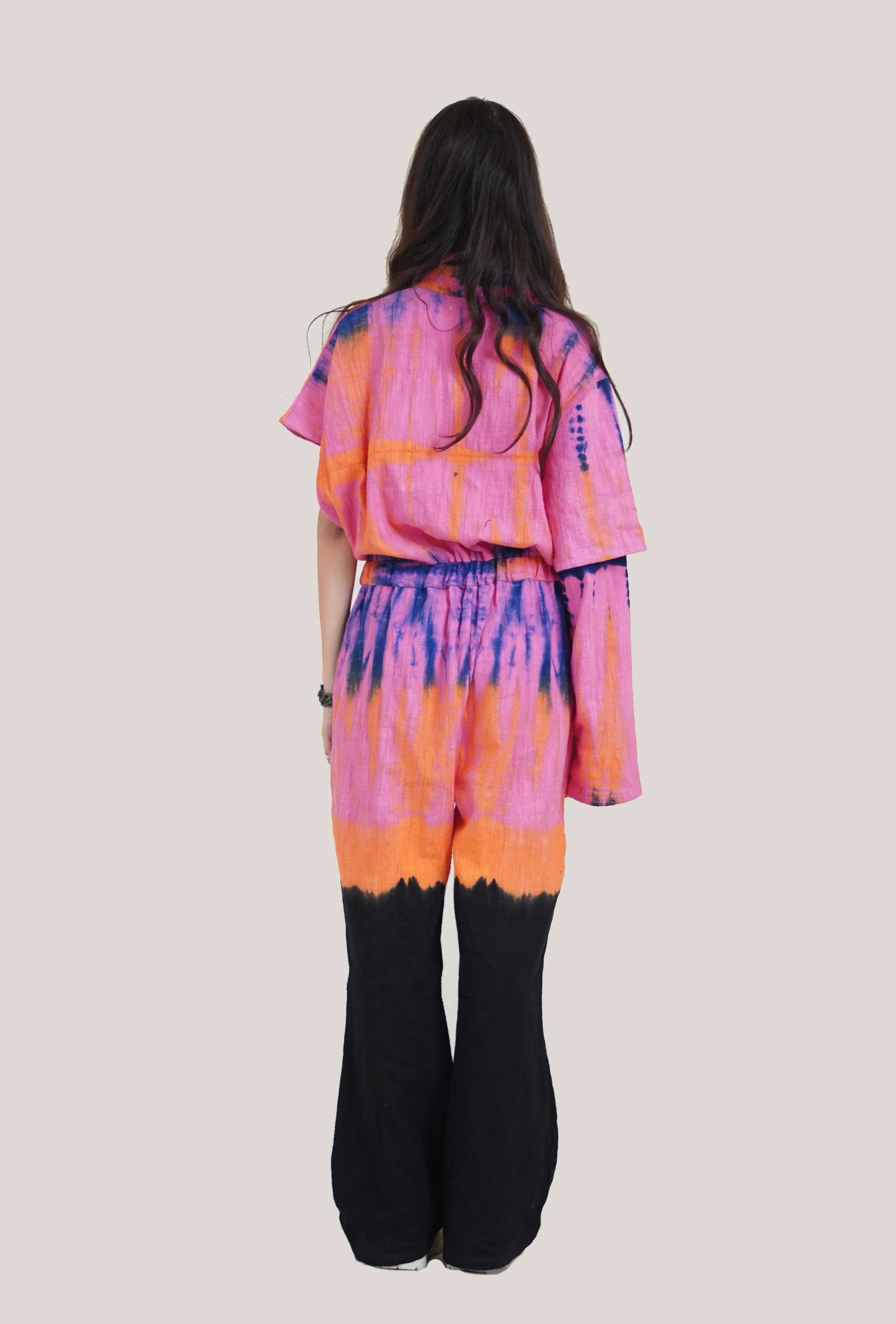 Hand Tye Dye Dystopian Jumpsuit