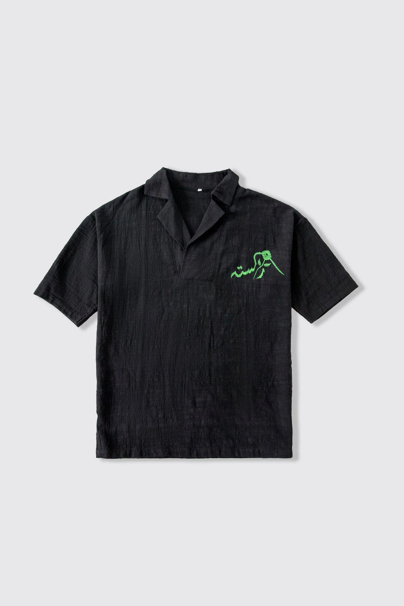 HANDWOVEN LOGO POLO