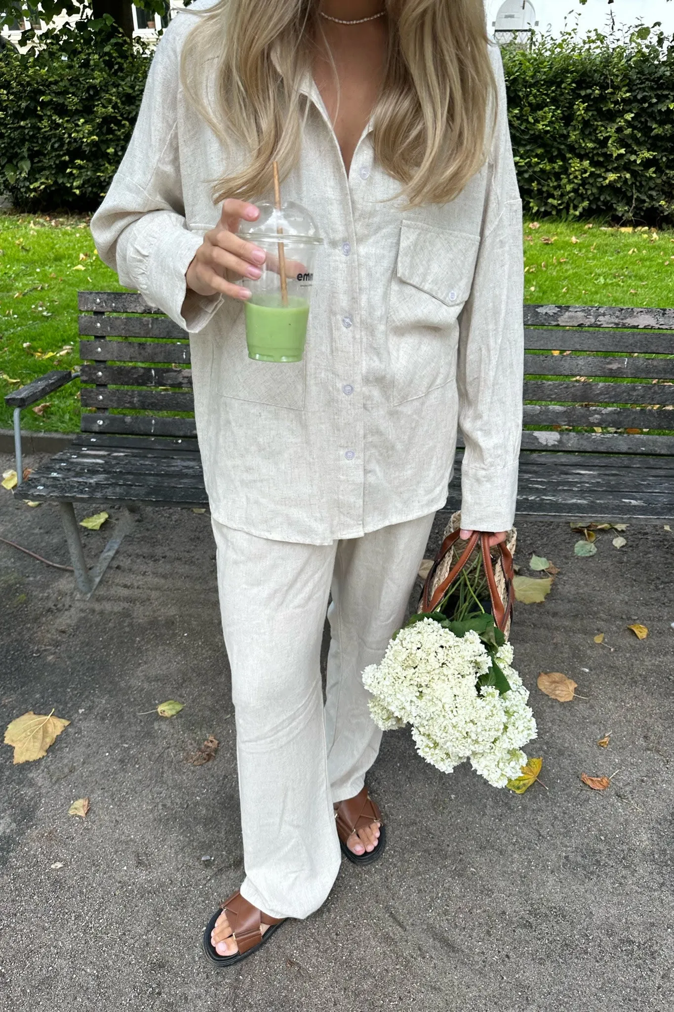 HannahIC Bukser - Beige