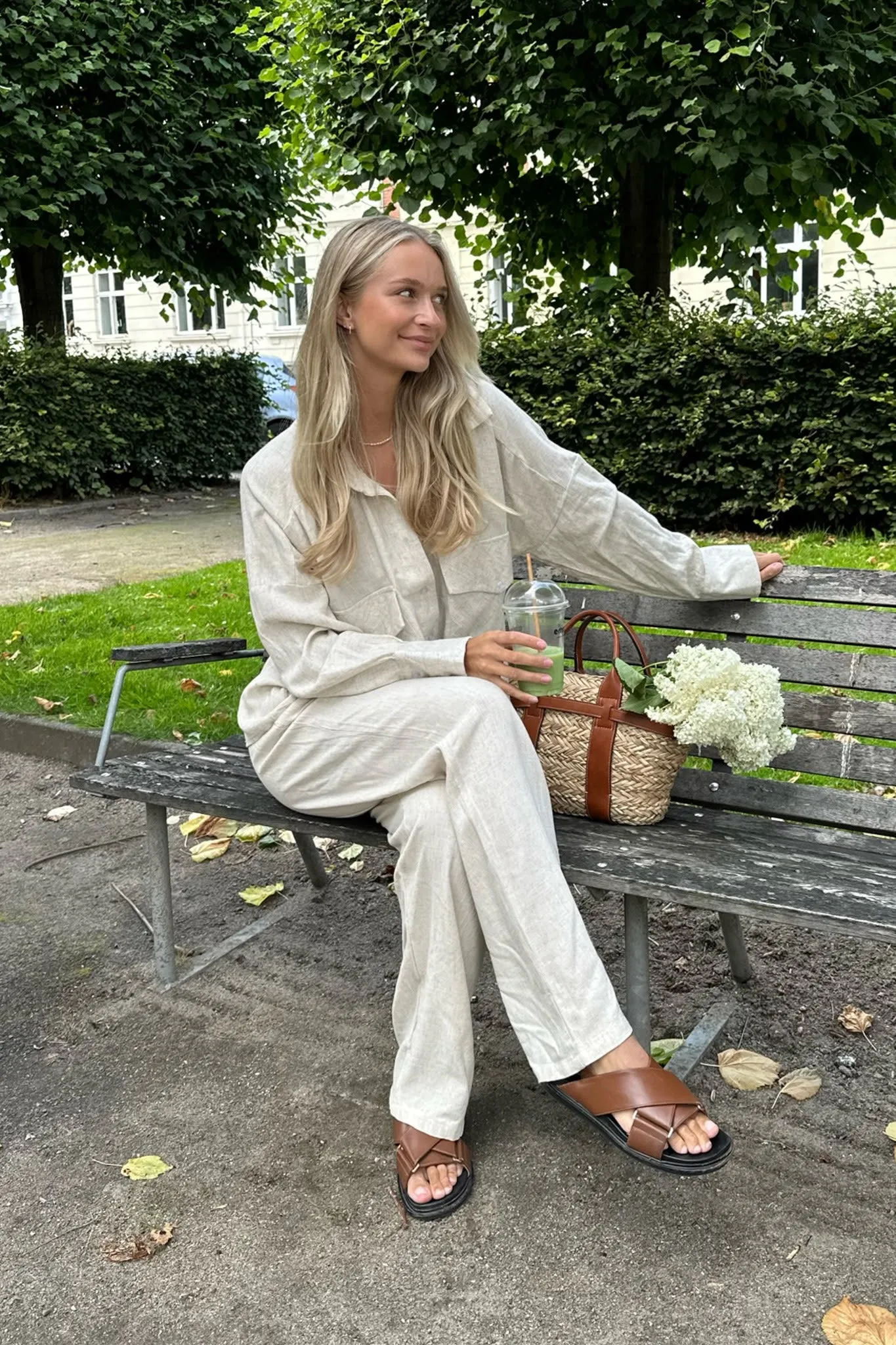 HannahIC Bukser - Beige