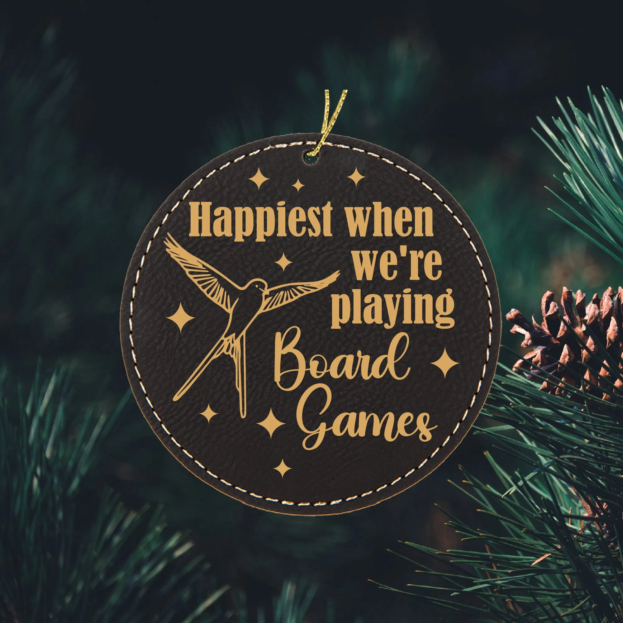 Happiest Board Game Bird Ornament