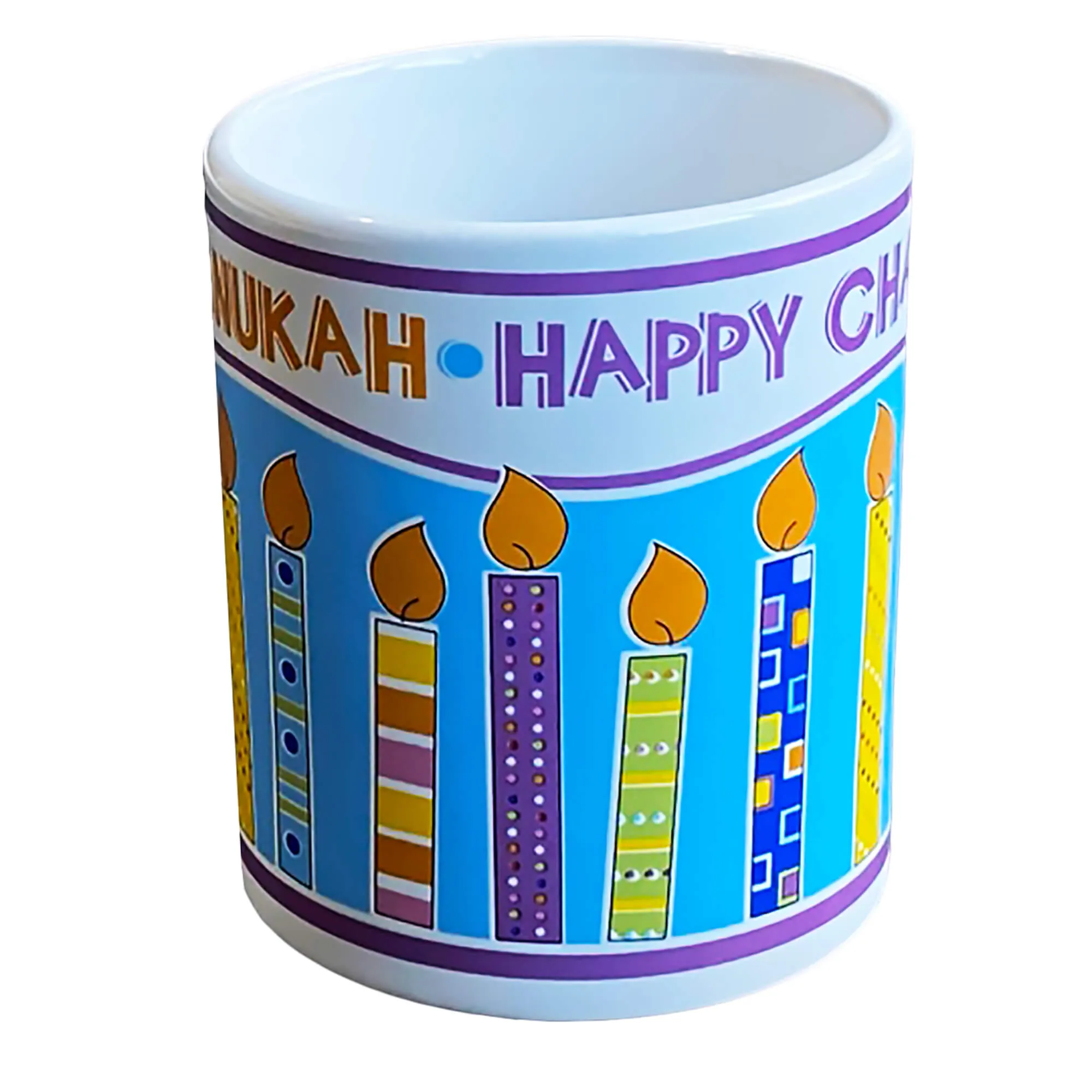 Happy Chanukah Porcelain Mug, 10 oz.