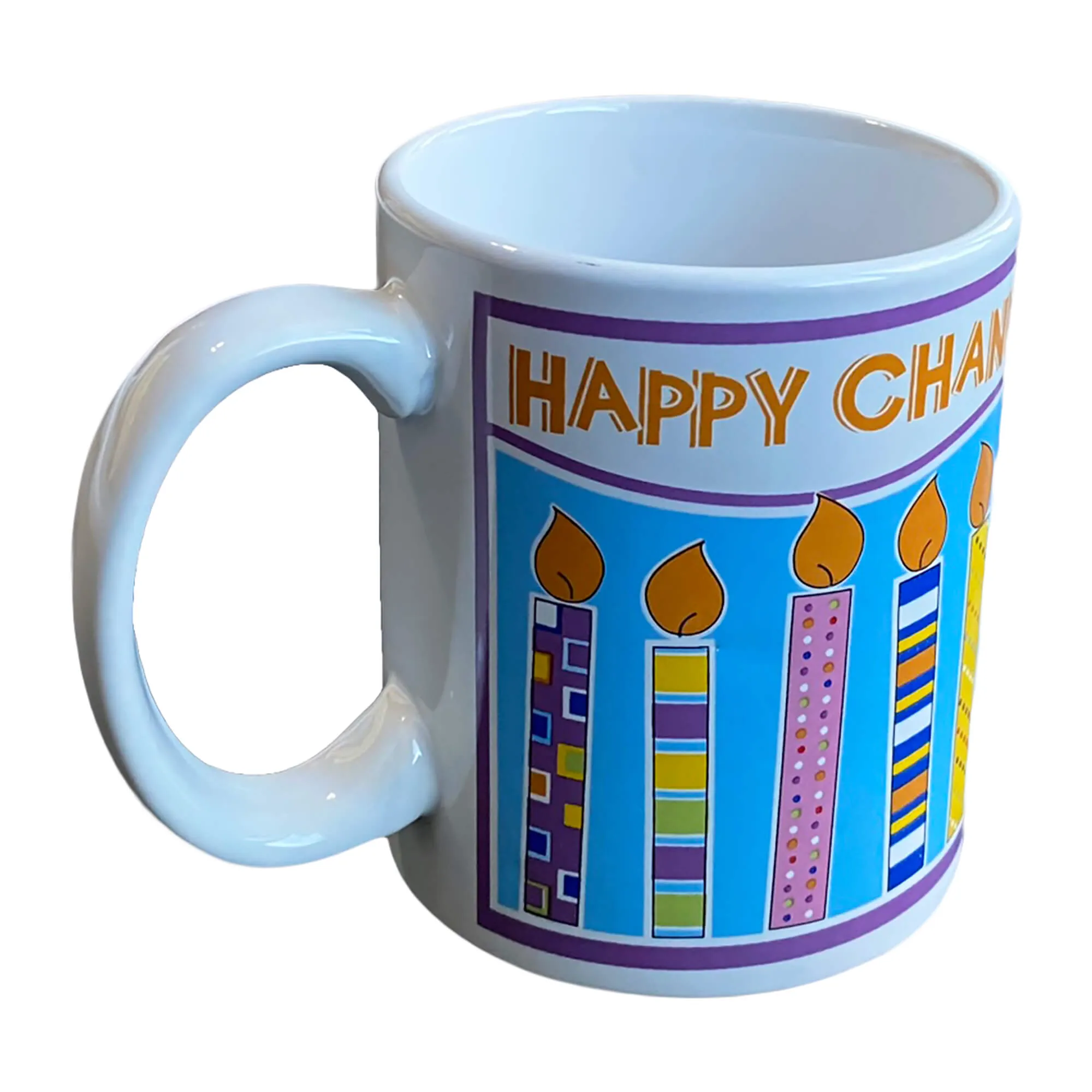 Happy Chanukah Porcelain Mug, 10 oz.