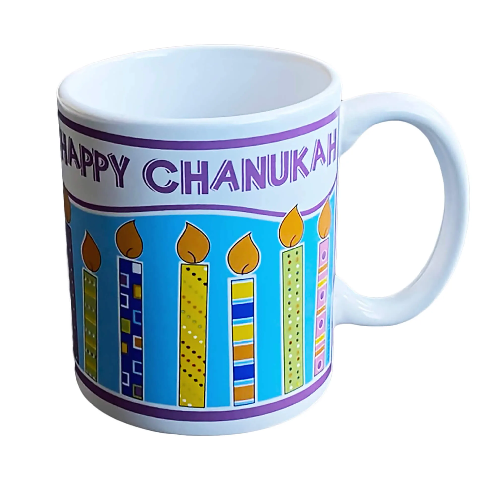 Happy Chanukah Porcelain Mug, 10 oz.