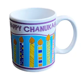 Happy Chanukah Porcelain Mug, 10 oz.