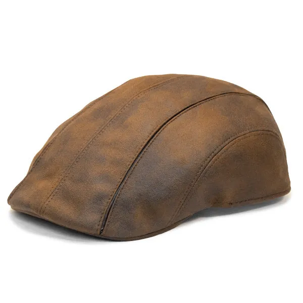 Henschel - Faux Leather 6 Panel Driver Cap