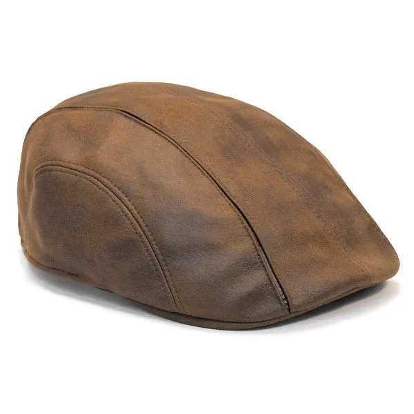 Henschel - Faux Leather 6 Panel Driver Cap